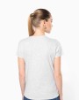 T-shirts KARIBAN Dames T-shirt v-hals met korte mouwen voor bedrukking &amp; borduring