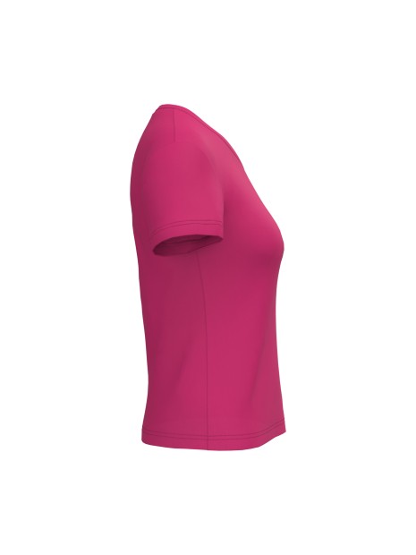 KARIBAN T-shirt col V manches courtes femme /api/colors/0327c765-dd20-409c-911d-31f7a9b4c2f5 personnalisable