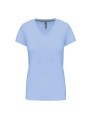 KARIBAN T-shirt col V manches courtes femme /api/colors/6bb91e52-ac56-460a-94b4-197b9b4f0b00 personnalisable