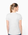 T-shirts KARIBAN Dames T-shirt v-hals met korte mouwen voor bedrukking &amp; borduring