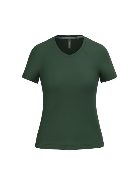 KARIBAN T-shirt col V manches courtes femme /api/colors/04ff5422-733a-4283-80b4-be8cd0eba314 personnalisable