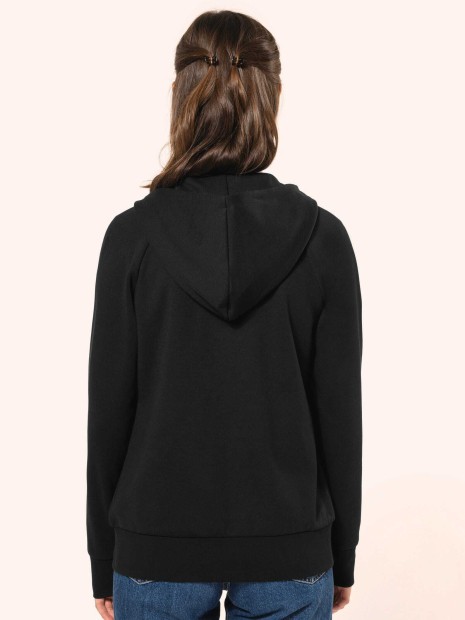 Sweat-shirts à personnaliser KARIBAN Veste zippée à capuche femme 