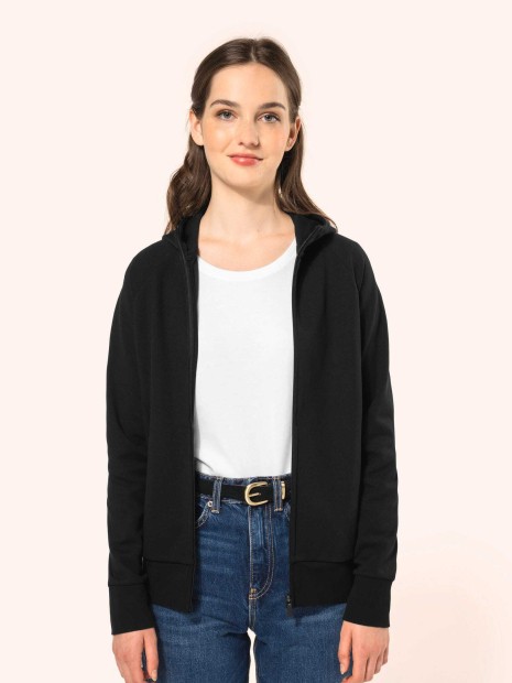 Sweat-shirts à personnaliser KARIBAN Veste zippée à capuche femme 