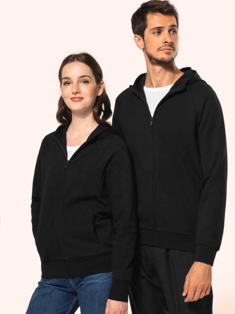 Sweat-shirts à personnaliser KARIBAN Veste zippée à capuche femme 