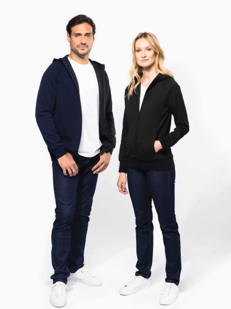 Sweat-shirts à personnaliser KARIBAN Veste zippée à capuche femme 