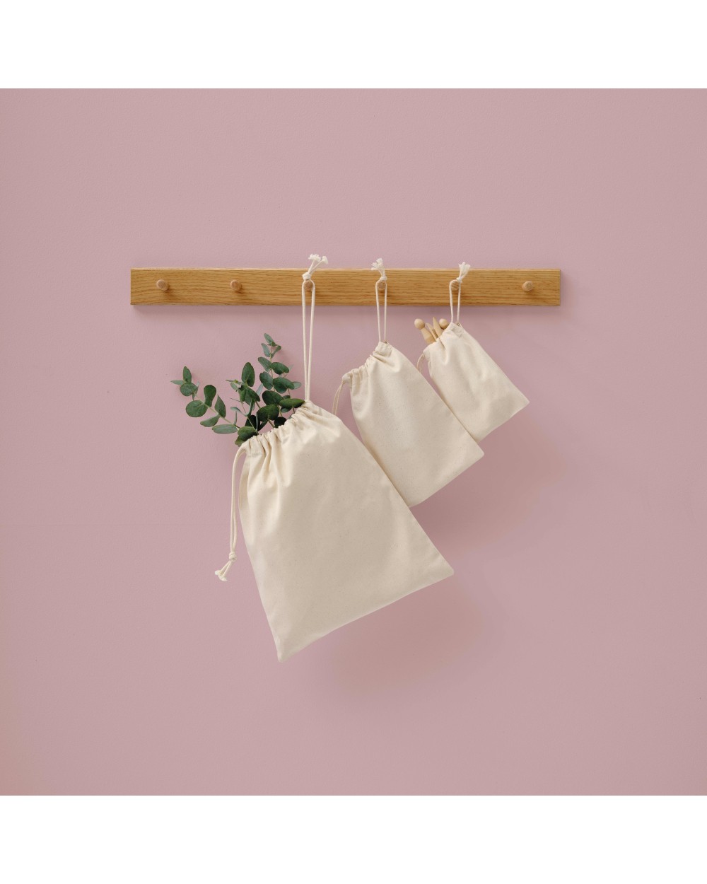 NUTSHELL Organic cotton stuff bag Taschen personalisierbar