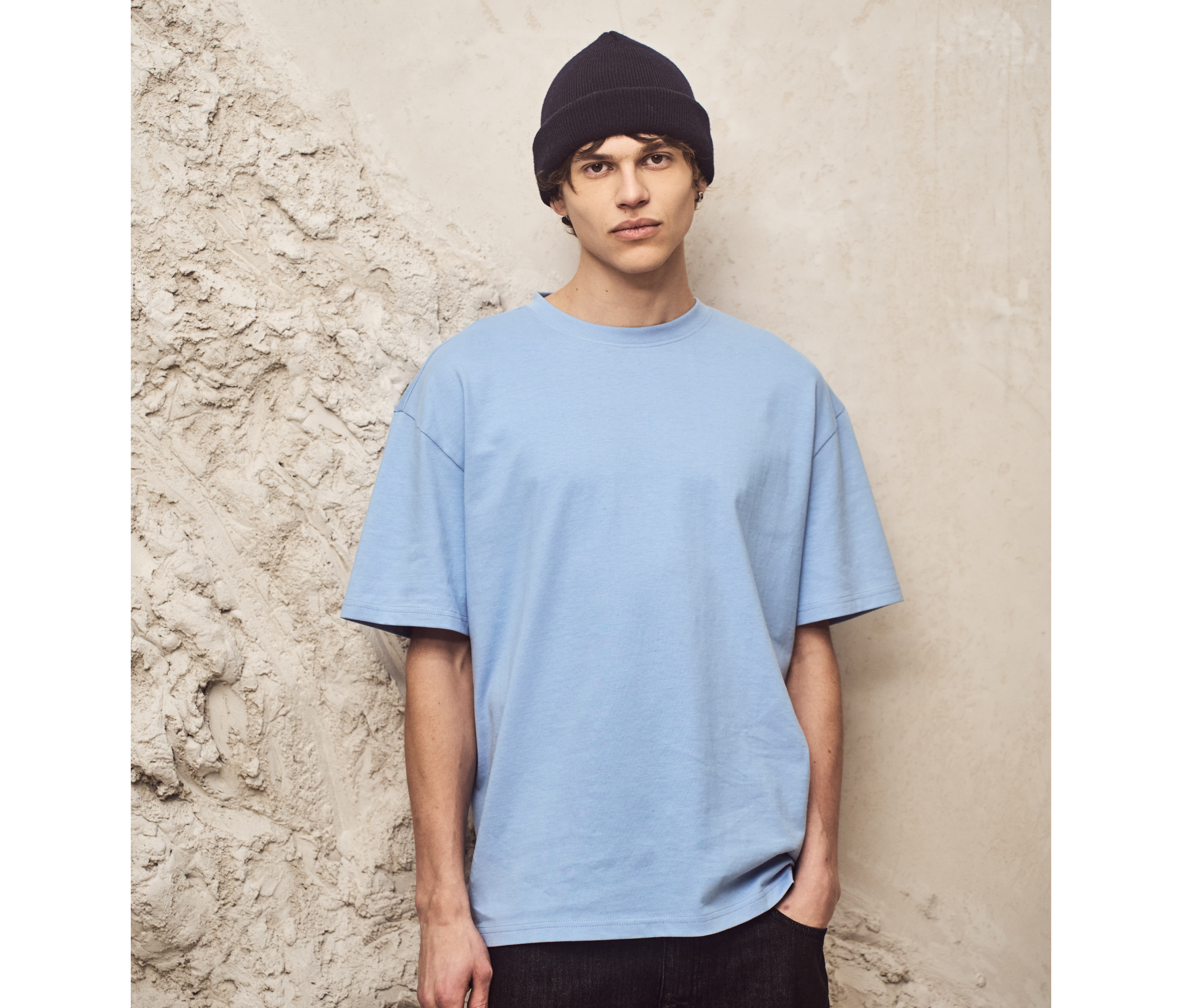 T-shirts NEW MORNING STUDIOS OVERSIZED JERSEY TEE voor bedrukking &amp; borduring