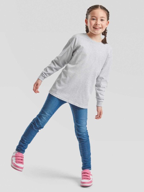 T-Shirts à personnaliser FOL T-shirt enfant manches longues Valueweight (61-007-0) 