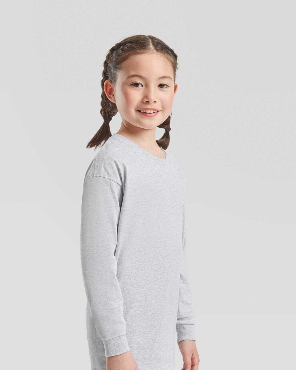 T-shirts FOL Kids Valueweight Lange mouwen (61-007-0) voor bedrukking &amp; borduring