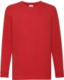 T-Shirts personnalisable FOL T-shirt enfant manches longues Valueweight (61-007-0)