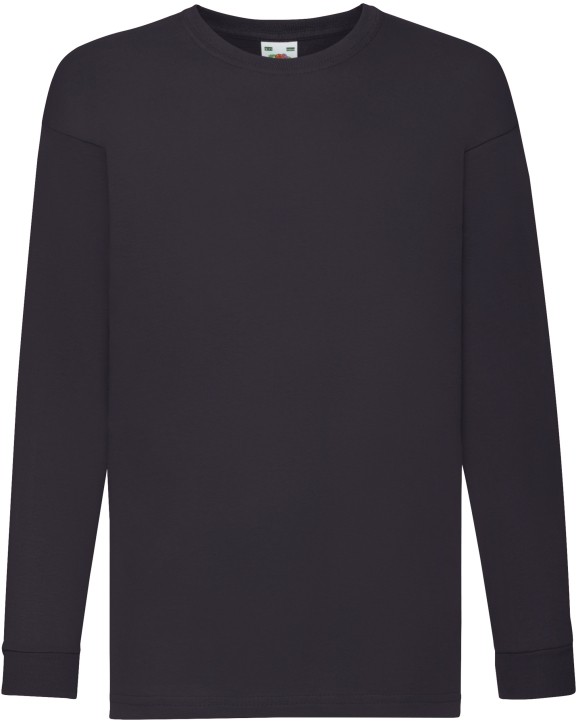 T-Shirts personnalisable FOL T-shirt enfant manches longues Valueweight (61-007-0)