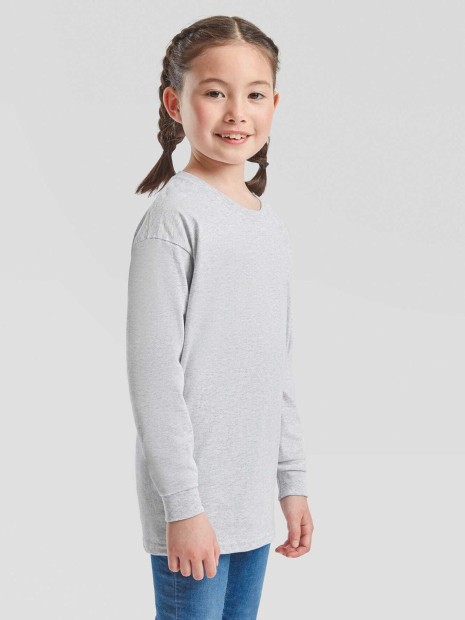 T-Shirts à personnaliser FOL T-shirt enfant manches longues Valueweight (61-007-0) 