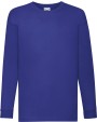 T-Shirts personnalisable FOL T-shirt enfant manches longues Valueweight (61-007-0)