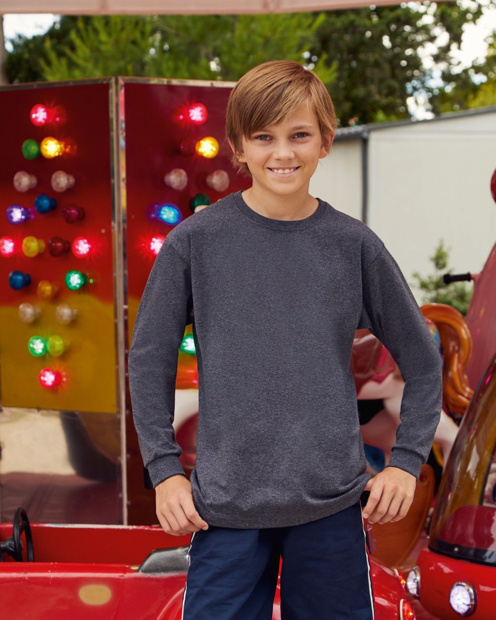 FOL Kids Valueweight Long Sleeve T (61-007-0) T-Shirts personalisierbar