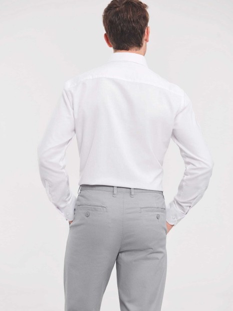 Chemises à personnaliser RUSSELL Chemise homme Oxford manches longues 