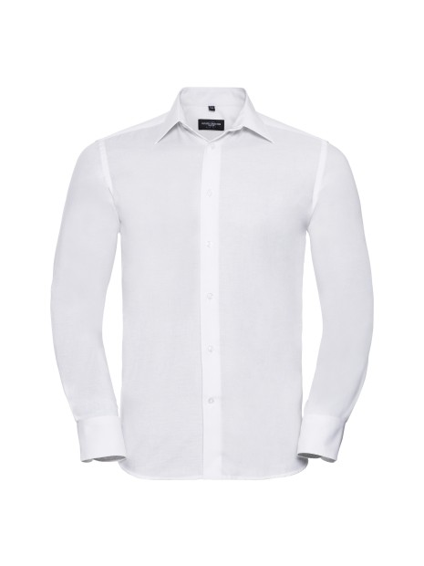 RUSSELL Chemise homme Oxford manches longues /api/colors/7a92cd2d-10d2-40b4-928b-296bb7487506 personnalisable