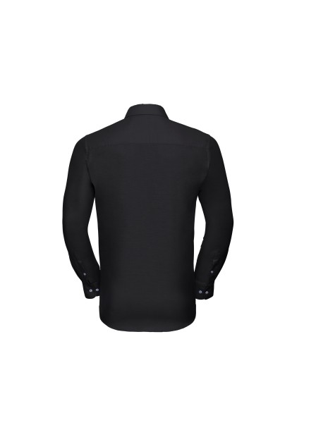 RUSSELL Chemise homme Oxford manches longues /api/colors/b9fdad4a-5e94-45cb-8c03-c08b349b28c3 personnalisable