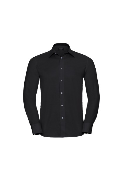 RUSSELL Chemise homme Oxford manches longues /api/colors/b9fdad4a-5e94-45cb-8c03-c08b349b28c3 personnalisable
