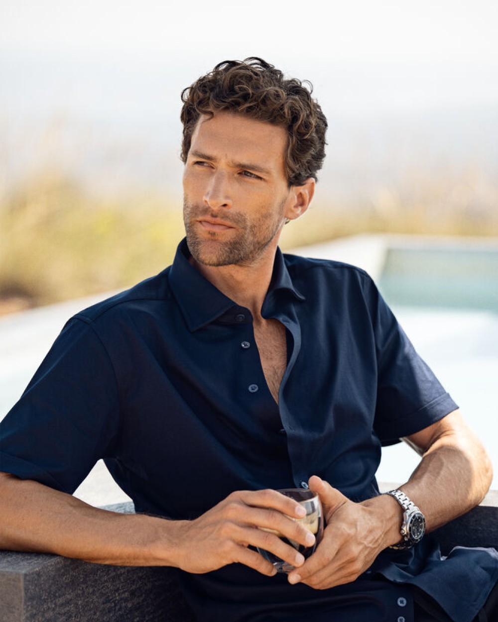 Hemden J. HARVEST & FROST IB132 Interlock Knit S/S
Hemd Slim Fit Heren voor bedrukking &amp; borduring