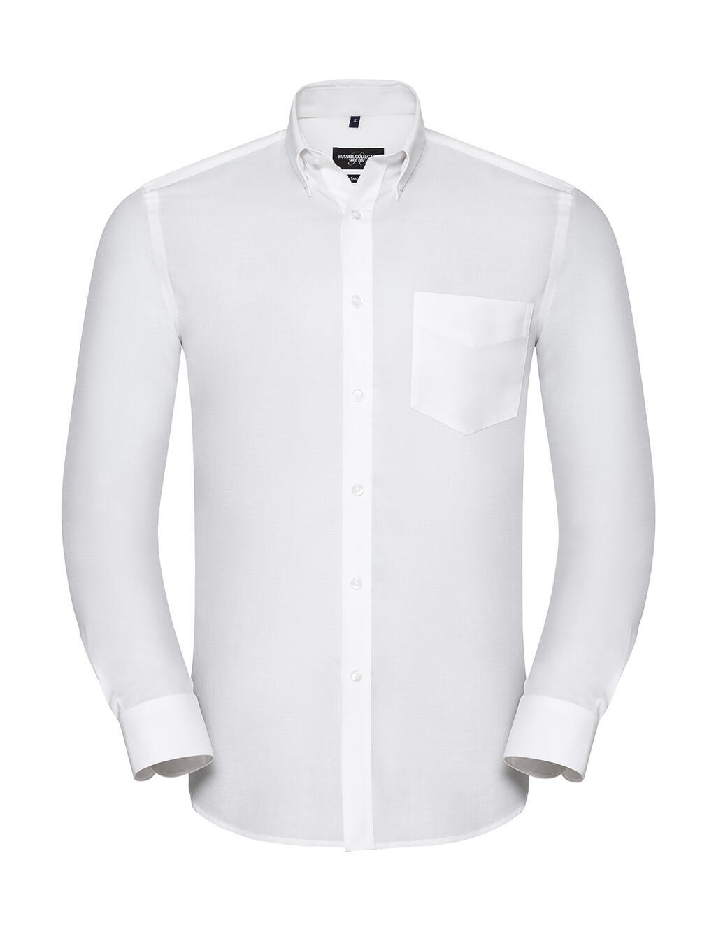 Hemden RUSSELL Men's LS Tailored Button-Down Oxford Shirt voor bedrukking &amp; borduring