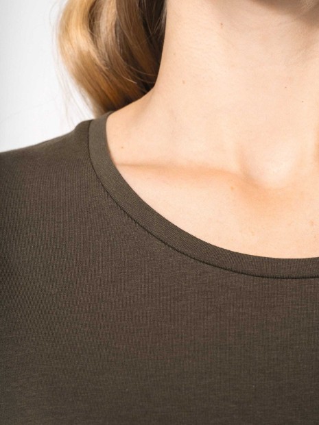 T-Shirts à personnaliser KARIBAN T-shirt col rond manches courtes femme 