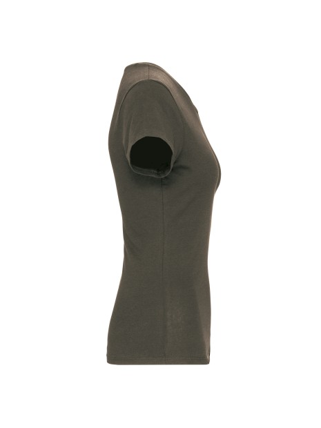 KARIBAN T-shirt col rond manches courtes femme /api/colors/7d4189a1-61a3-430b-83e5-a3a6fe159806 personnalisable