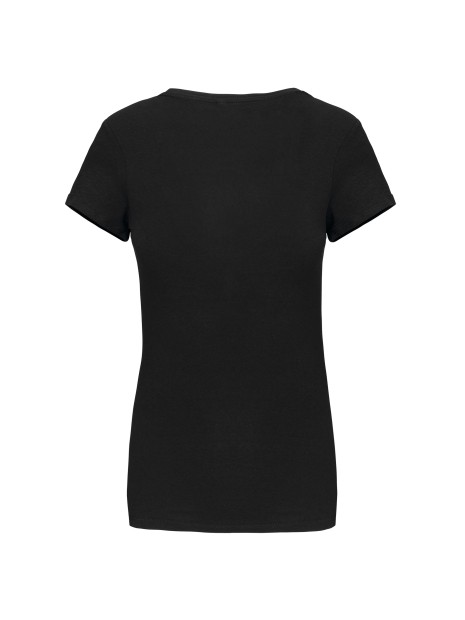 KARIBAN T-shirt col rond manches courtes femme /api/colors/b9fdad4a-5e94-45cb-8c03-c08b349b28c3 personnalisable
