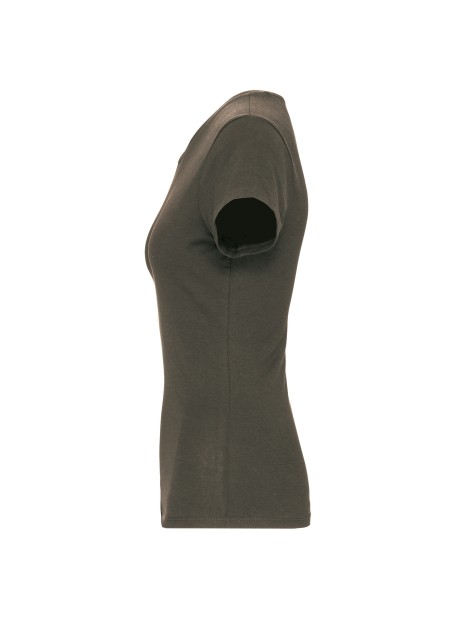 KARIBAN T-shirt col rond manches courtes femme /api/colors/7d4189a1-61a3-430b-83e5-a3a6fe159806 personnalisable