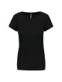 KARIBAN T-shirt col rond manches courtes femme /api/colors/b9fdad4a-5e94-45cb-8c03-c08b349b28c3 personnalisable