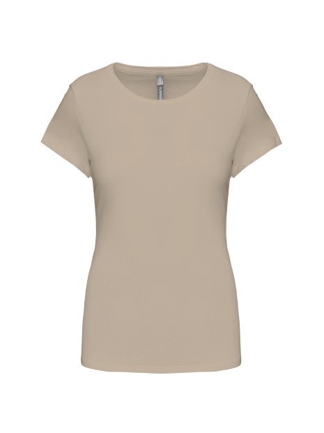 KARIBAN T-shirt col rond manches courtes femme /api/colors/1d539d1a-76f0-4132-93c4-8034fe18b1e9 personnalisable