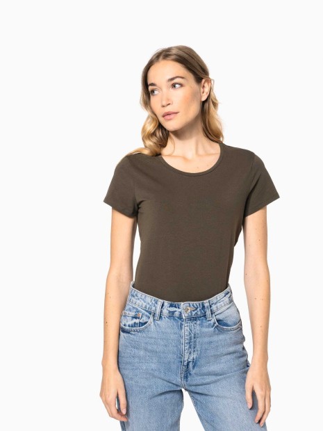 T-Shirts à personnaliser KARIBAN T-shirt col rond manches courtes femme 