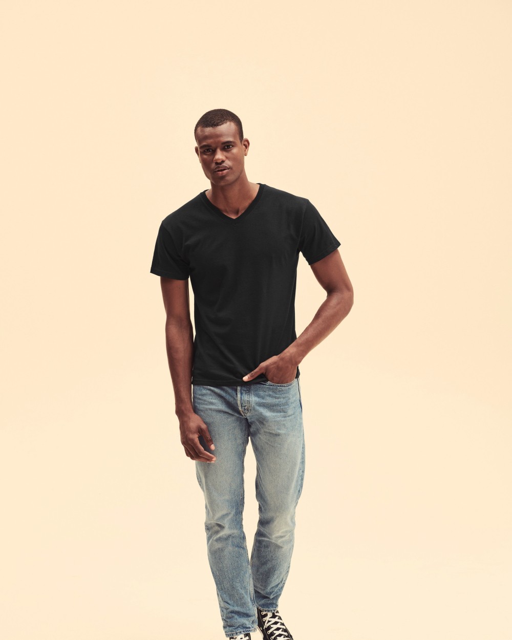 T-shirts FOL ORIGINAL V NECK T voor bedrukking &amp; borduring