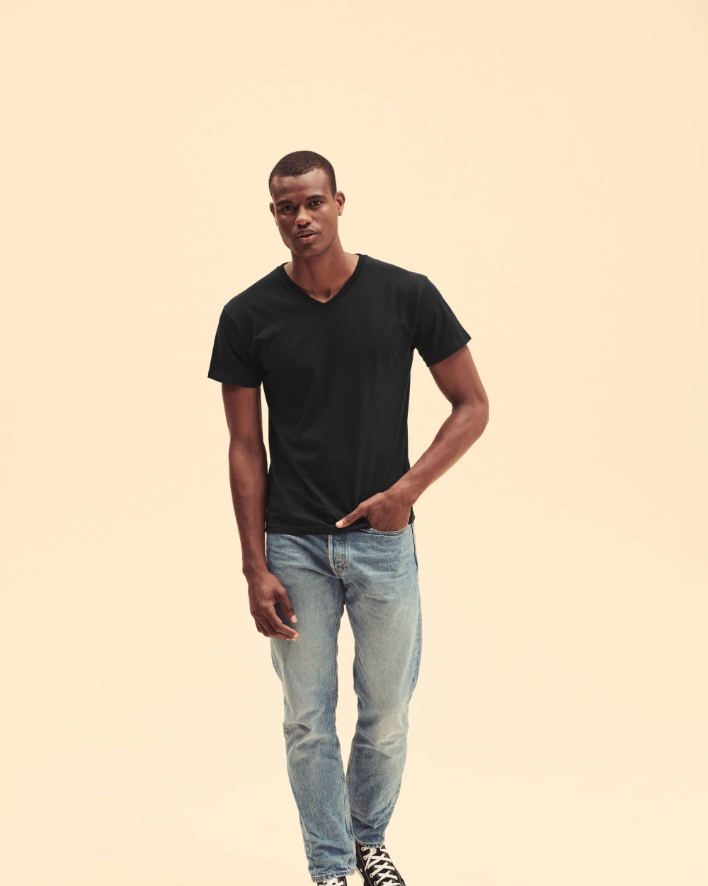 T-shirts FOL ORIGINAL V NECK T voor bedrukking &amp; borduring