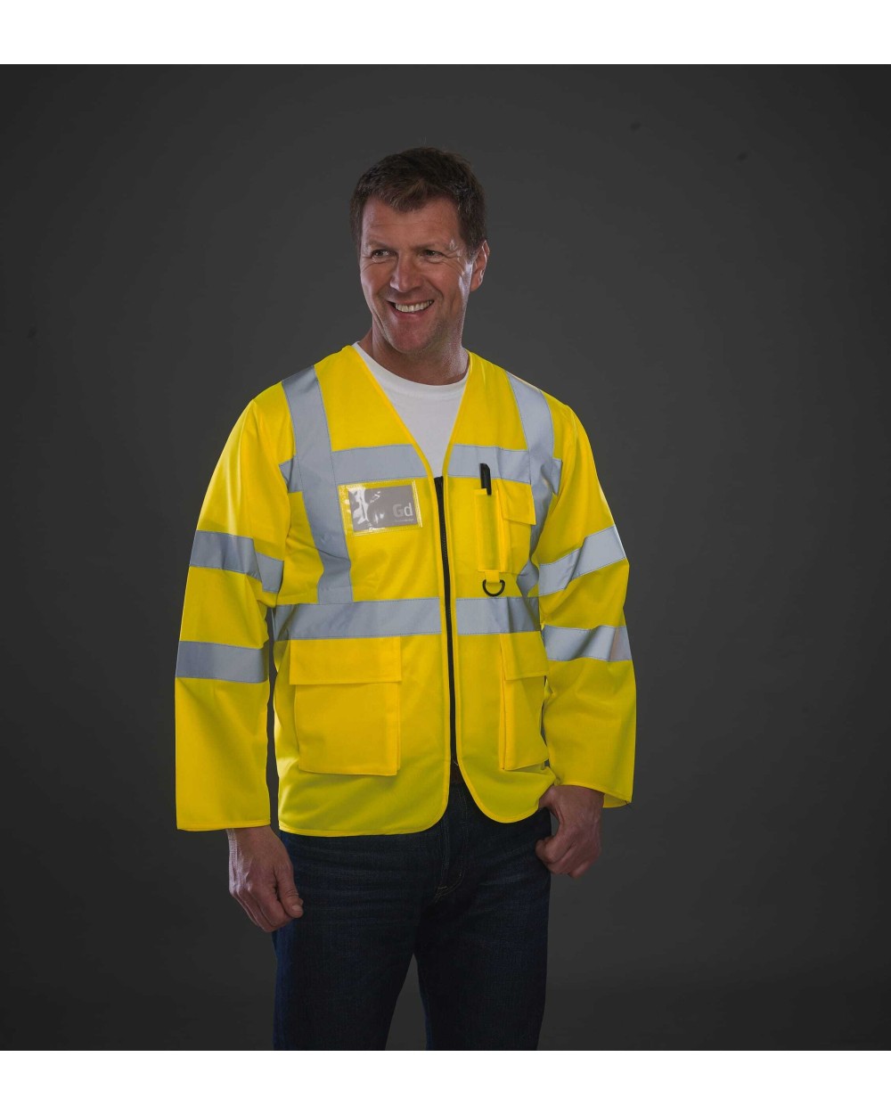 YOKO Hi - Vis jacket Warnwesten personalisierbar