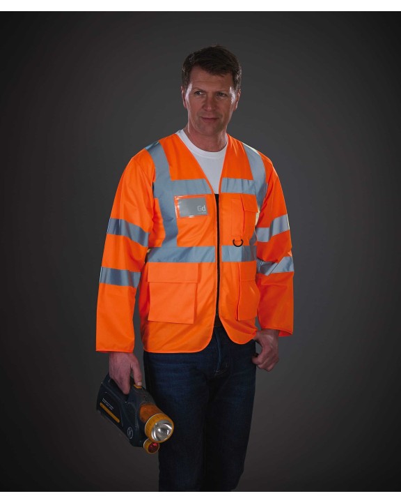 Fluo vestjes YOKO Veiligheidsjasje voor bedrukking &amp; borduring