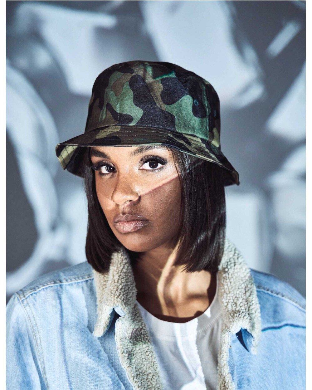 FLEXFIT Sonnenhut Camo Bob-Mützen personalisierbar