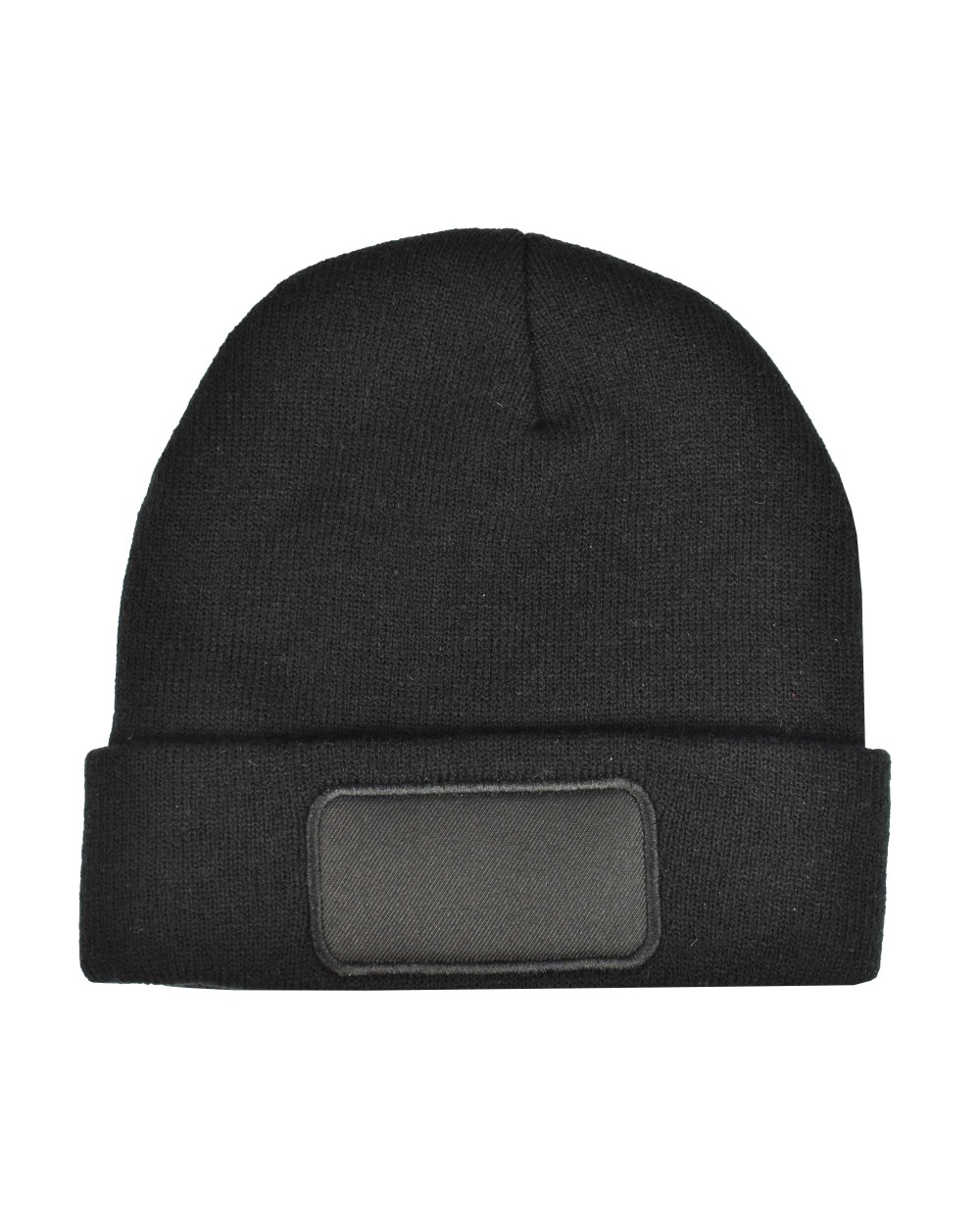 Mutsen L-MERCH rPET Beanie With Label voor bedrukking &amp; borduring