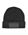 Mutsen L-MERCH rPET Beanie With Label voor bedrukking &amp; borduring