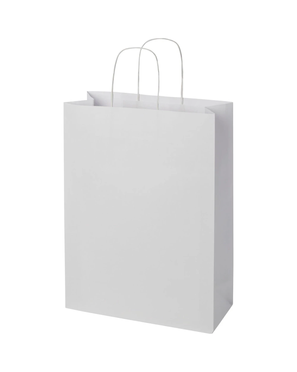 Sacs & Bagagerie personnalisable 4DO Sac en papier Kraft 120 g/m2avec poignées torsadées, 31 x 12 x 41 cm