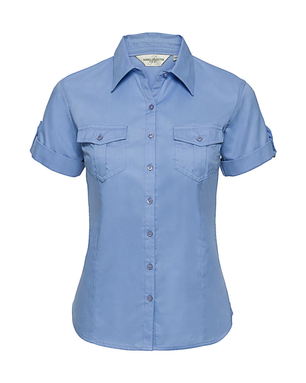 RUSSELL Ladies' Roll Sleeve Shirt Hemden personalisierbar