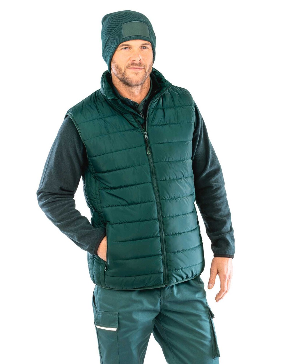 Vestes personnalisable RESULT Bodywarmer recyclé et matelassé Core