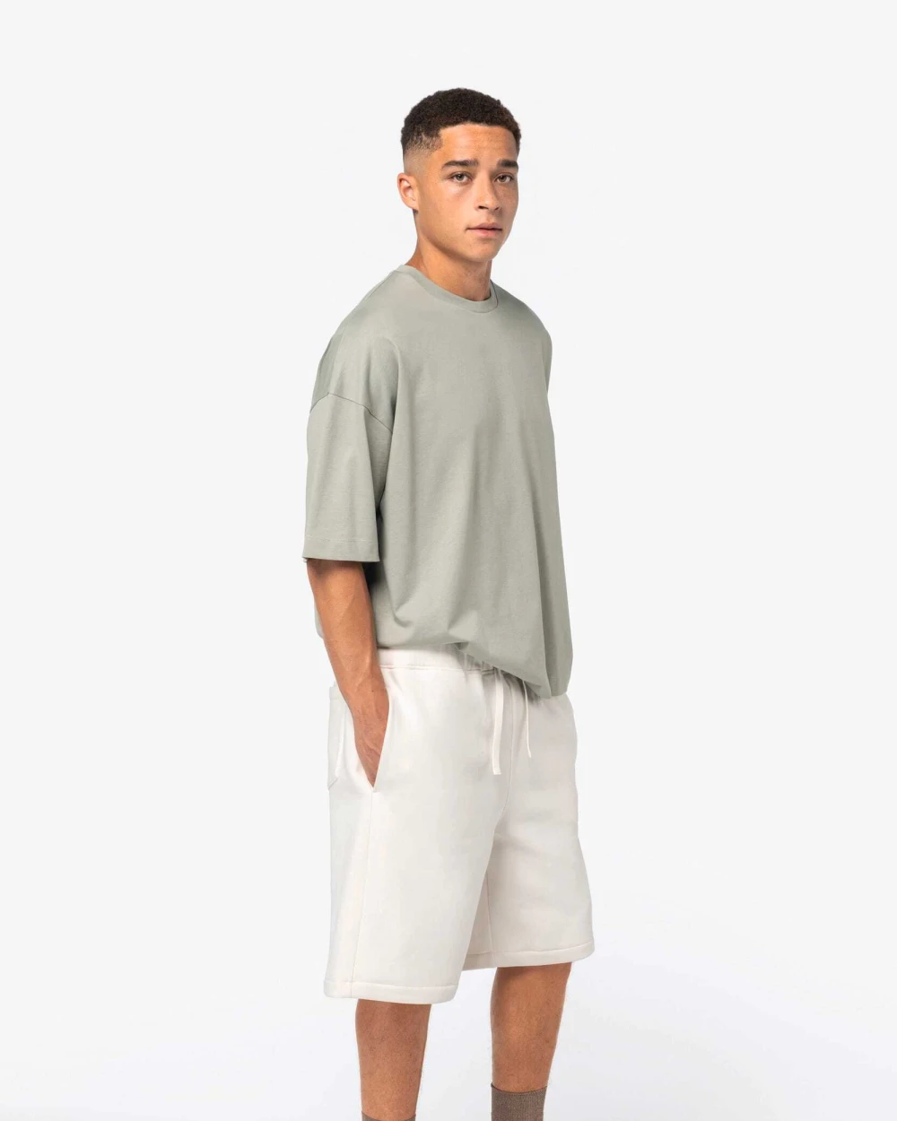Pantalons personnalisable NATIVE SPIRIT Bermuda écoresponsable ample homme