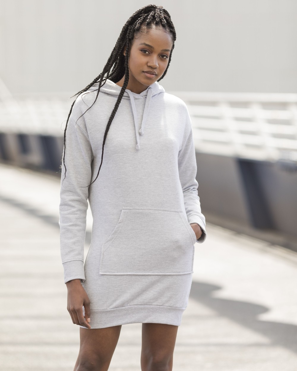 Sweaters & hoodies AWDIS HOODIE DRESS voor bedrukking &amp; borduring