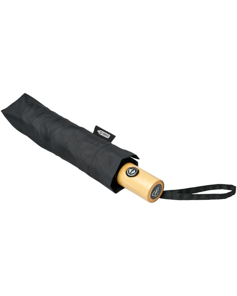 Paraplu's 4DO Bo 21” opvouwbare automatische gerecyclede PET paraplu voor bedrukking &amp; borduring