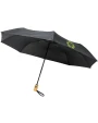 4DO Bo 21" Vollautomatik Kompaktregenschirm aus recyceltem PET-Kunststoff Regenschirme personalisierbar