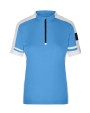 JAMES & NICHOLSON Ladies´ Bike-T Half Zip T-Shirts personalisierbar