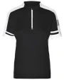 T-Shirts personnalisable JAMES & NICHOLSON Ladies´ Bike-T Half Zip