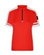 JAMES & NICHOLSON Ladies´ Bike-T Half Zip T-Shirts personalisierbar