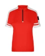 T-shirts JAMES & NICHOLSON Ladies` Bike-T Half Zip voor bedrukking &amp; borduring