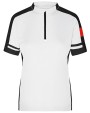 JAMES & NICHOLSON Ladies´ Bike-T Half Zip T-Shirts personalisierbar